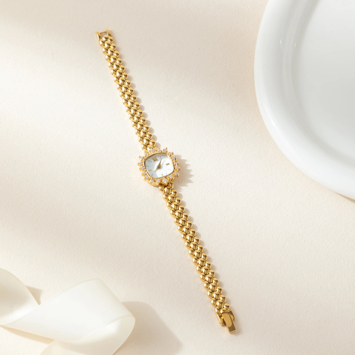 Regal Bloom Crystal Watch