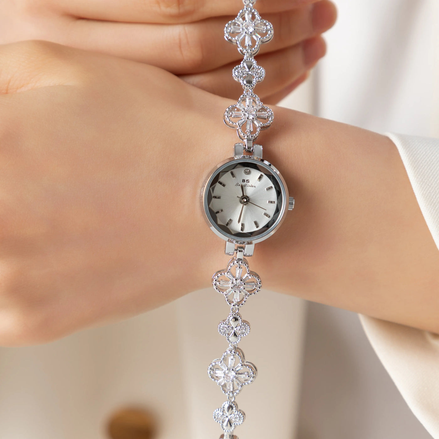 Celestia Floral Bracelet Watch