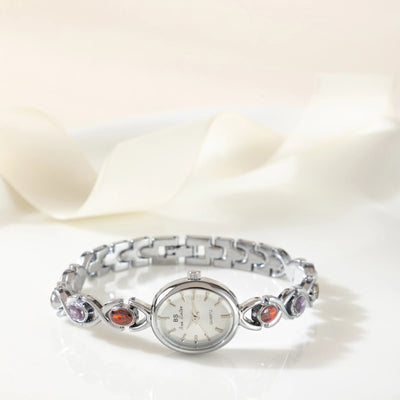 Radiance Gemstone Bracelet Watch