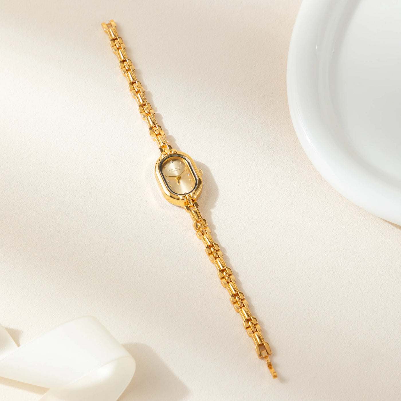 Eterna Grace Oval Golden Timepiece