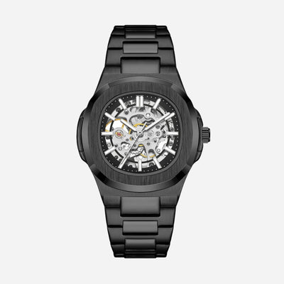 Aero Skeleton Stainless Steel Watch