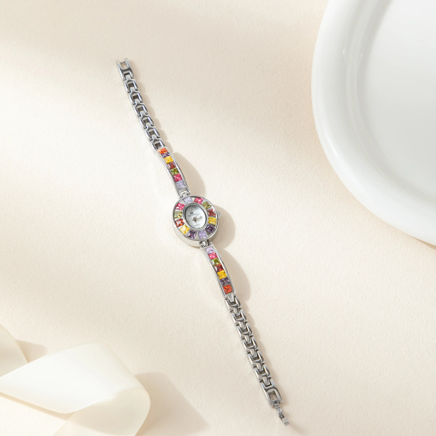 Radiant Spectrum Gemstone Watch