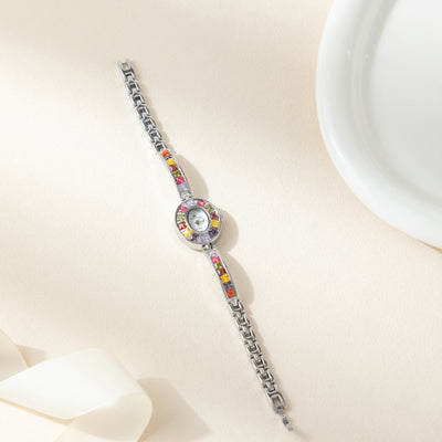 Radiant Spectrum Gemstone Watch