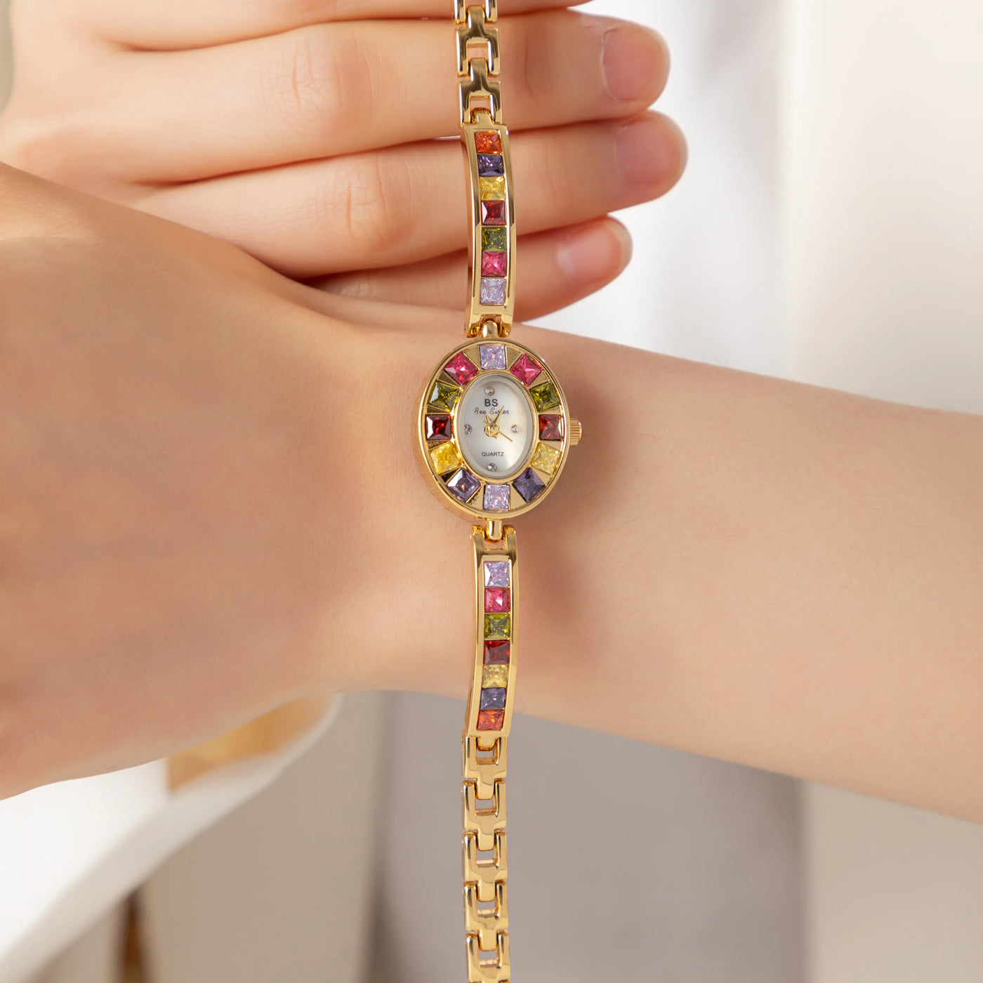 Radiant Spectrum Gemstone Watch