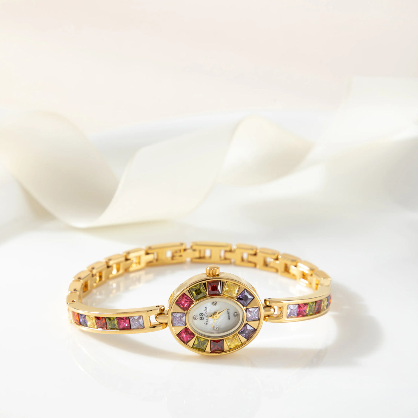 Radiant Spectrum Gemstone Watch