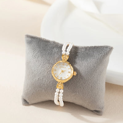 Pearl Grace Round Dial Watch