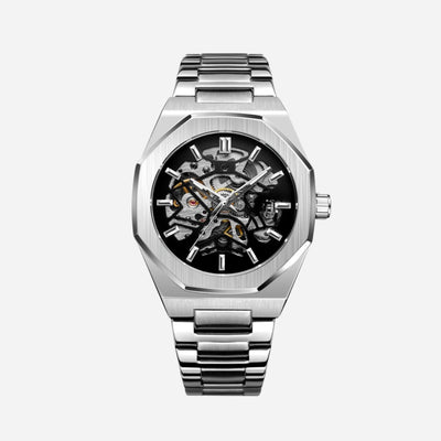 Vanguard Skeleton Stainless Steel Watch