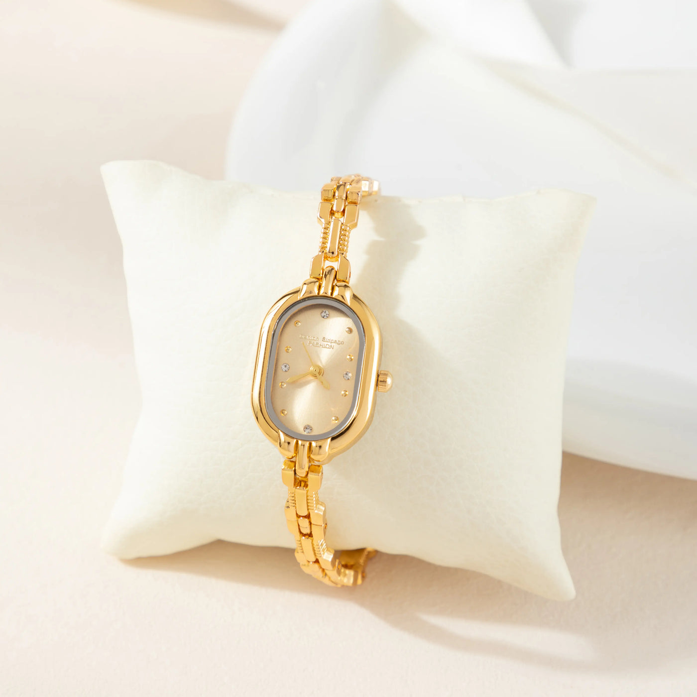Eterna Grace Oval Golden Timepiece