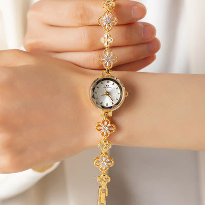Celestia Floral Bracelet Watch