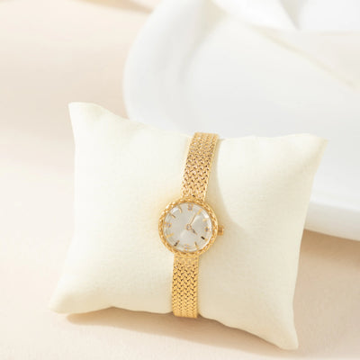 Eterna Glow Round Mesh Watch