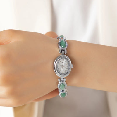 Jade Essence Gold Bracelet Watch