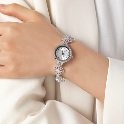 Celestia Floral Bracelet Watch