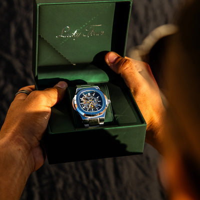 Aero Skeleton Stainless Steel Watch
