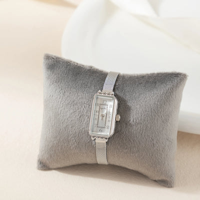 Golden Muse Rectangular Mesh Watch