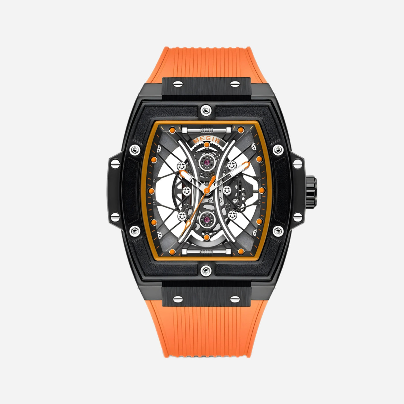 Apex Tonneau Skeleton Sport Watch