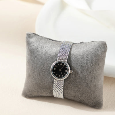 Eterna Glow Round Mesh Watch