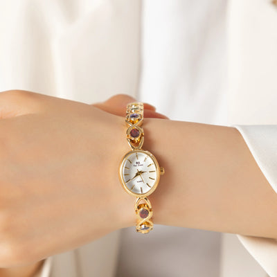 Radiance Gemstone Bracelet Watch