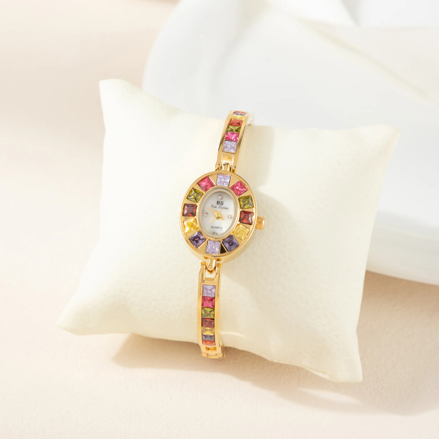 Radiant Spectrum Gemstone Watch