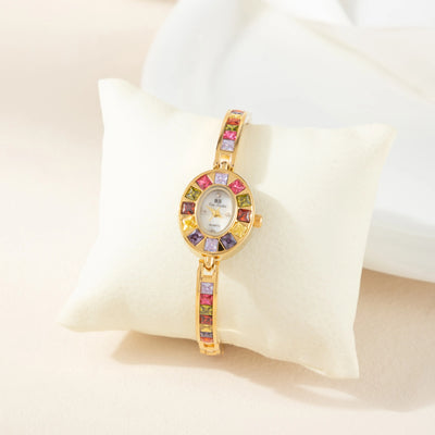 Radiant Spectrum Gemstone Watch