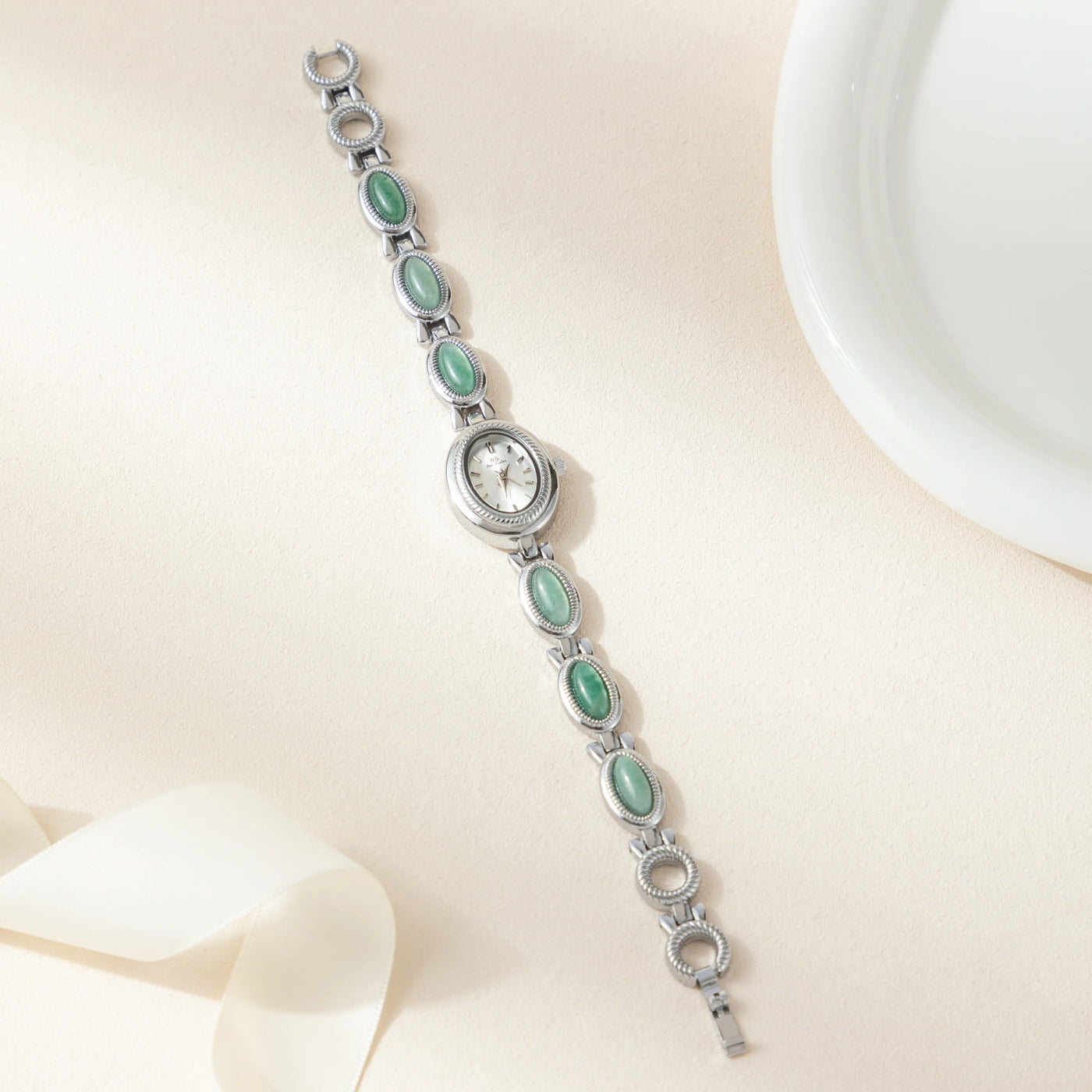 Jade Essence Gold Bracelet Watch