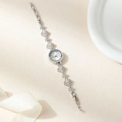 Celestia Floral Bracelet Watch