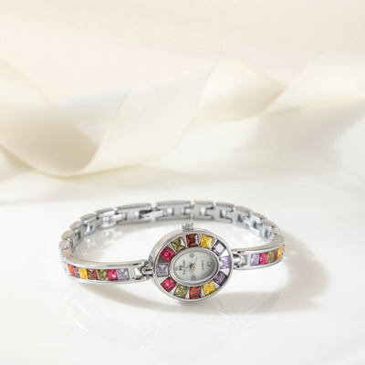 Radiant Spectrum Gemstone Watch