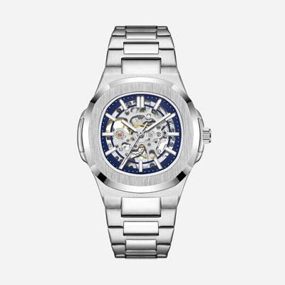 Aero Skeleton Stainless Steel Watch
