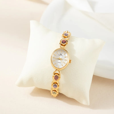 Radiance Gemstone Bracelet Watch