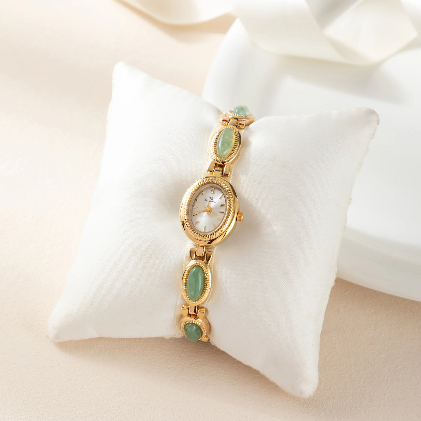 Jade Essence Gold Bracelet Watch