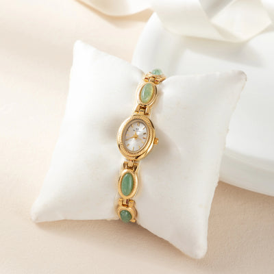 Jade Essence Gold Bracelet Watch