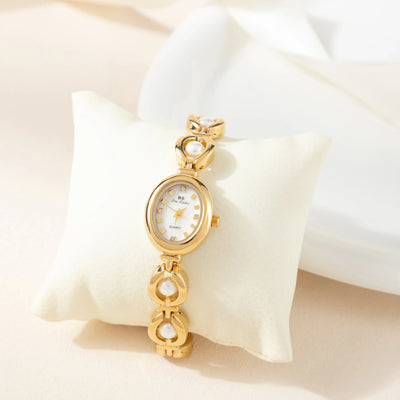 Aurora Oval Gold Timepiece
