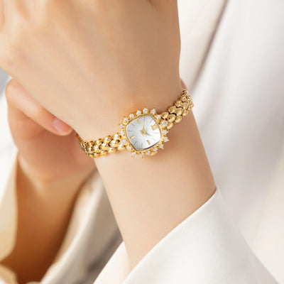 Regal Bloom Crystal Watch