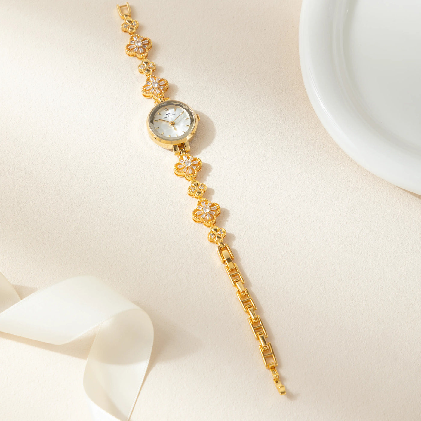 Celestia Floral Bracelet Watch