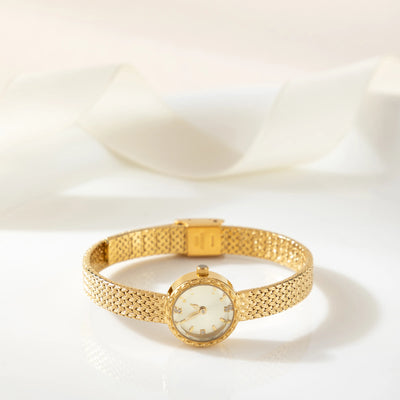 Eterna Glow Round Mesh Watch