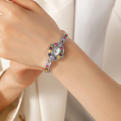 Radiant Spectrum Gemstone Watch