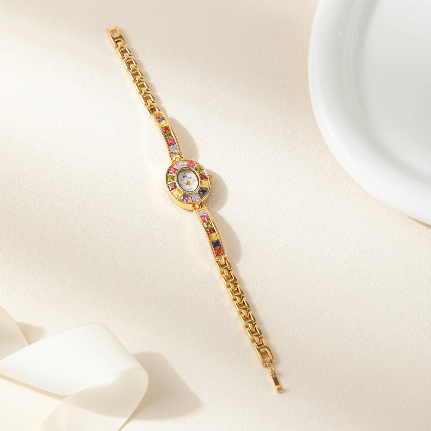 Radiant Spectrum Gemstone Watch