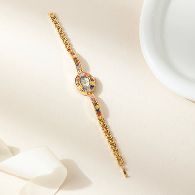 Radiant Spectrum Gemstone Watch