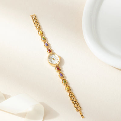 Radiance Gemstone Bracelet Watch