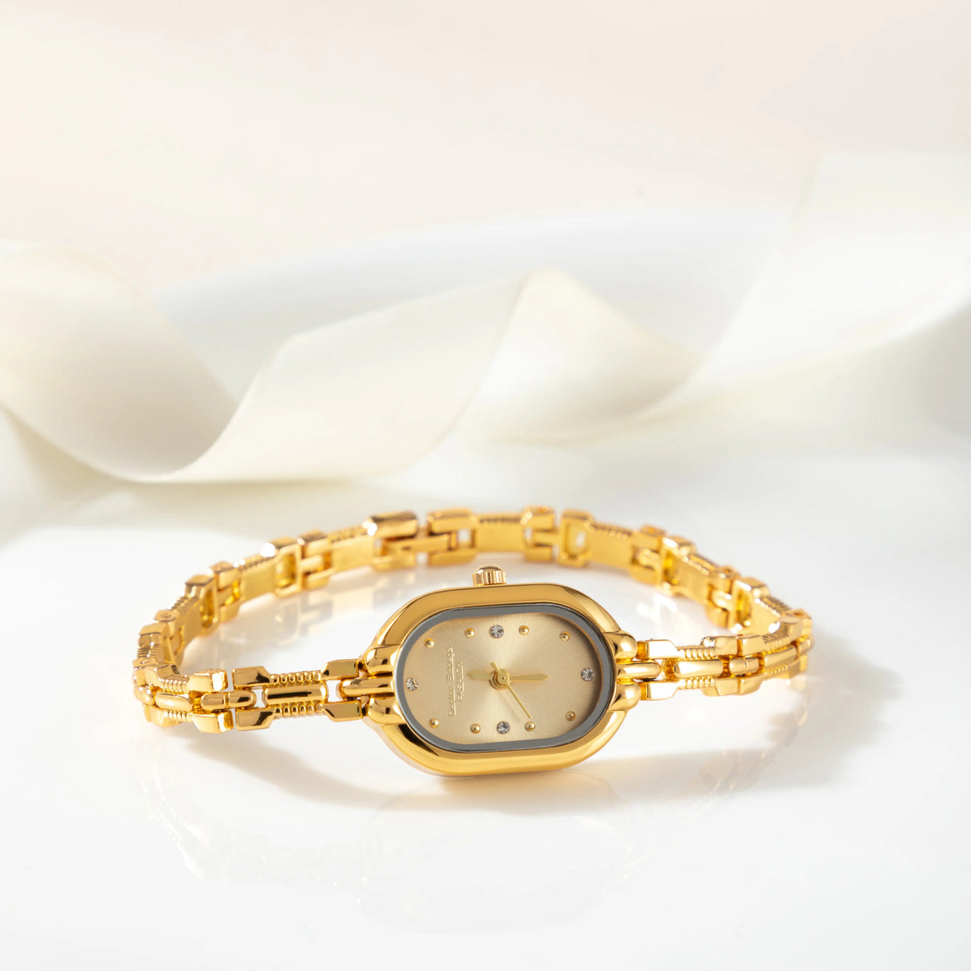 Eterna Grace Oval Golden Timepiece