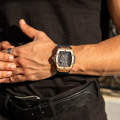 Apex Tonneau Skeleton Sport Watch