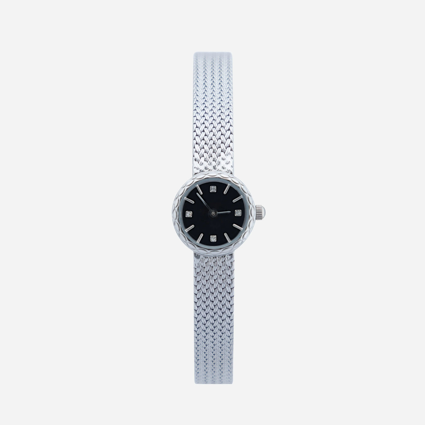 Eterna Glow Round Mesh Watch