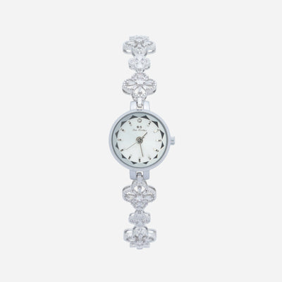 Celestia Floral Bracelet Watch
