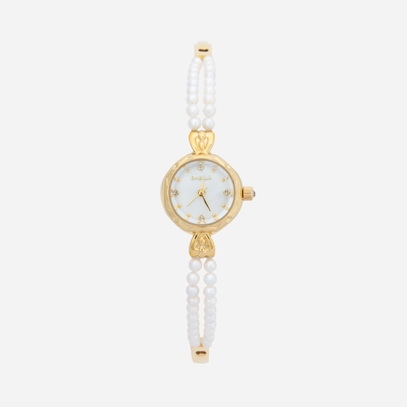 Pearl Grace Round Dial Watch