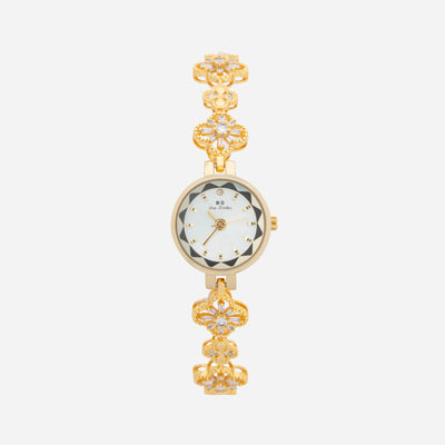 Celestia Floral Bracelet Watch