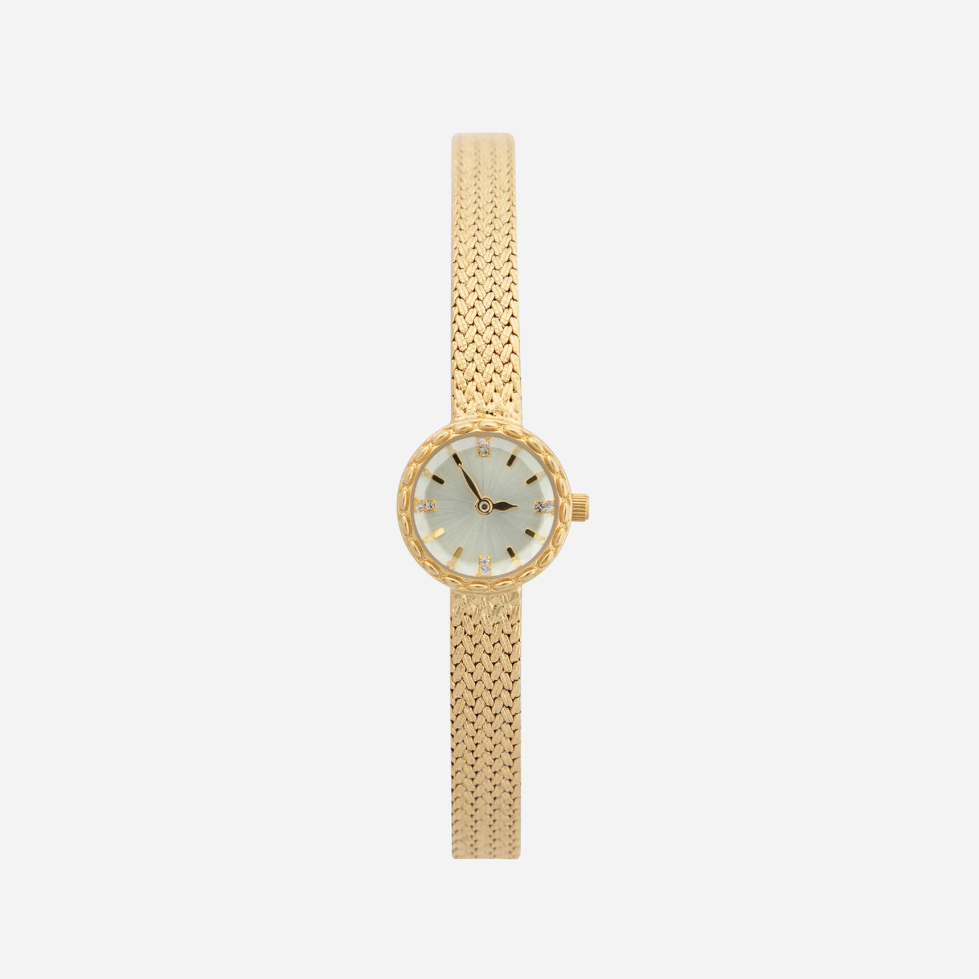 Eterna Glow Round Mesh Watch