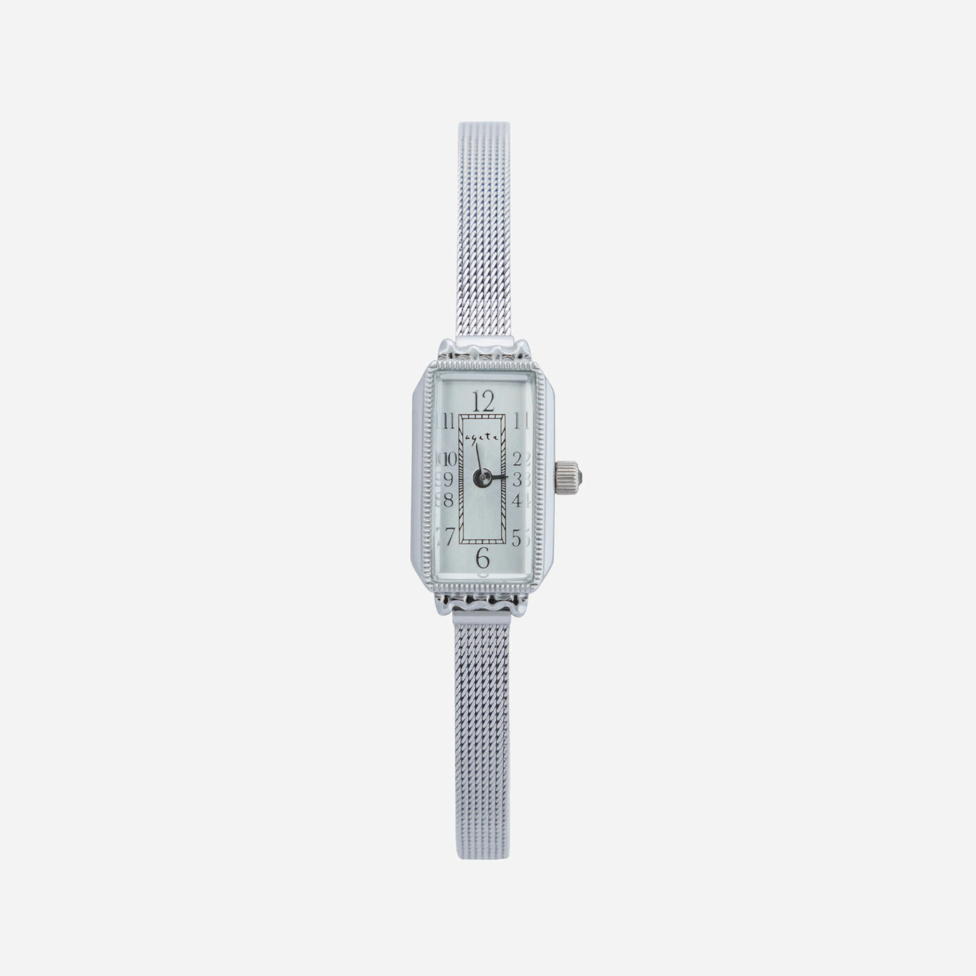 Golden Muse Rectangular Mesh Watch