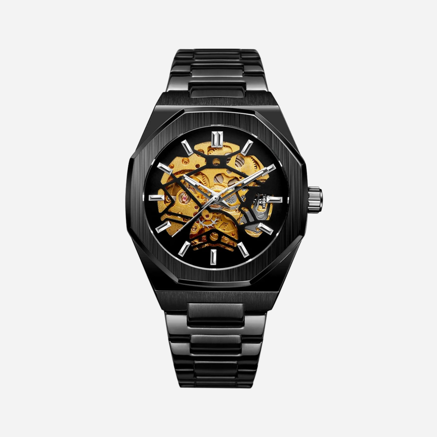 Vanguard Skeleton Stainless Steel Watch