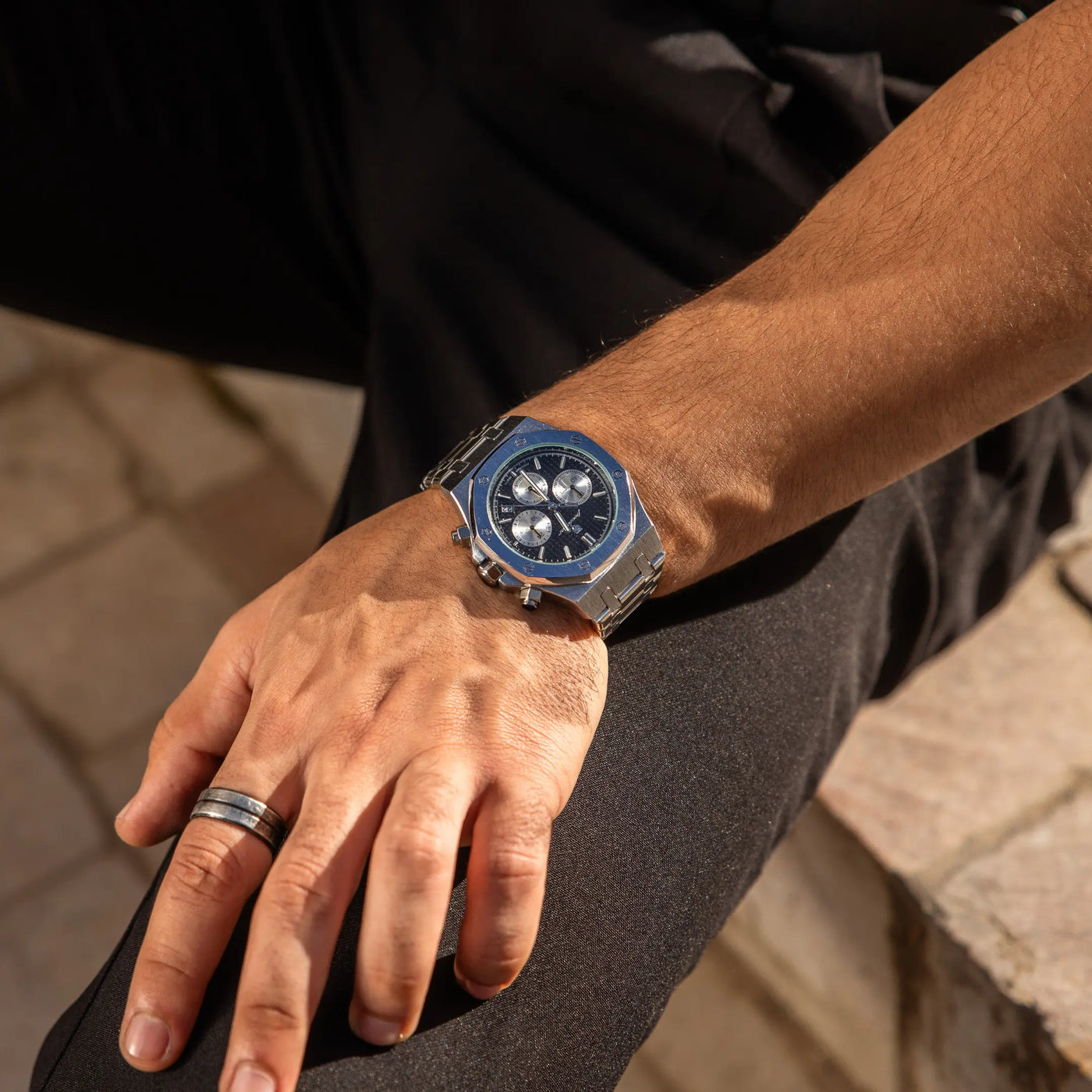 Vanguard Steel Chronograph Watch