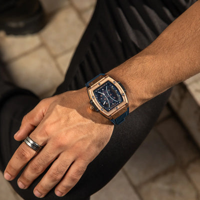 Apex Tonneau Skeleton Sport Watch