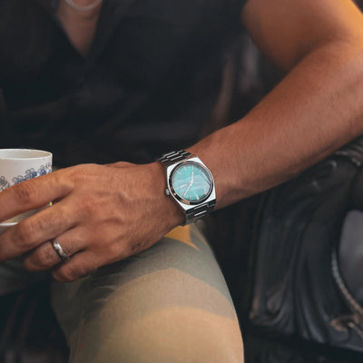 Horizon Date Stainless Steel Watch